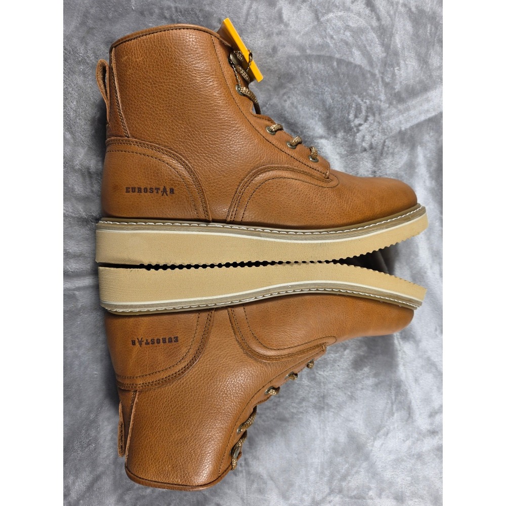 Eurostar Tubac Boots Mens‎ 13 Brown Leather Oil Slip Resistant Work EU6282